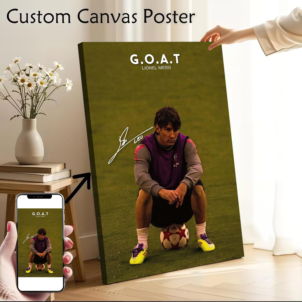 Home Decor Zen - Lionel Messi Poster Canvas Wall Art