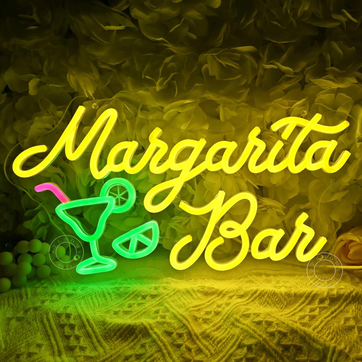 Home Decor Kitchen - Margarita Bar Neon Sign Dimmable LED