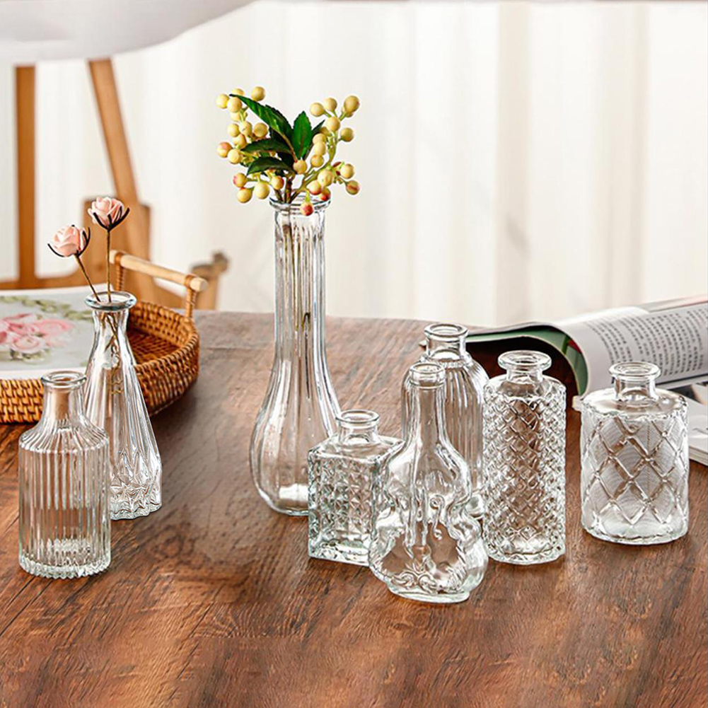 Glass Vase Nordic - Nordic Glass Vase Simple Small Fresh
