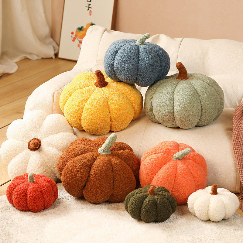 Home Decor Aesthetic Pinterest - Plush Seat Cushion Cute Pumpkin Throw