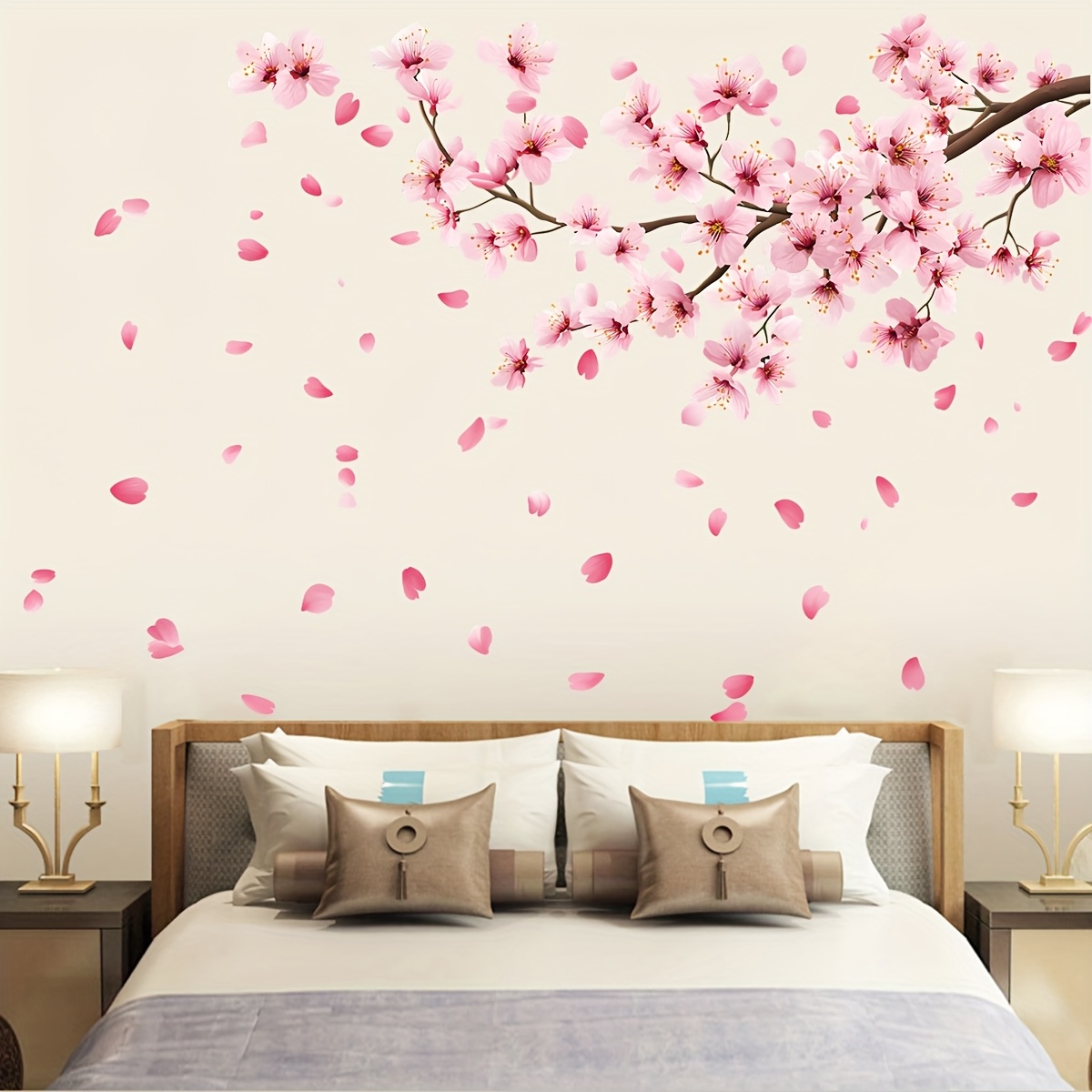 Home Decor Aesthetic Pinterest - Large Cherry Blossom Tree Wall Stickers