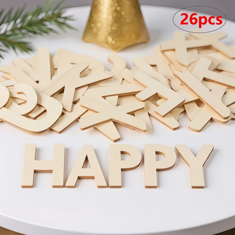 26pcs Designable Wood Letters  - Wooden Letter Sign 리뷰 및 가격