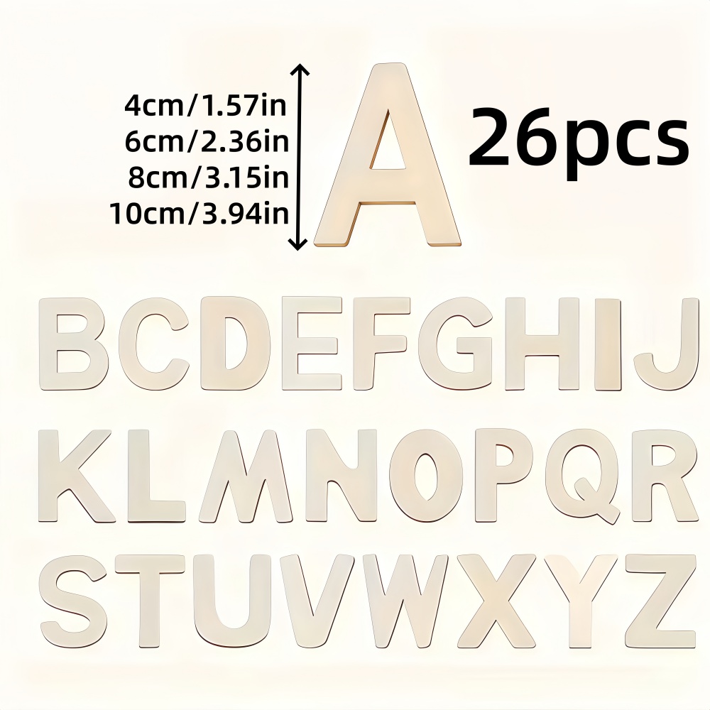 26pcs Designable Wood Letters  - Wooden Letter Sign 리뷰 및 가격
