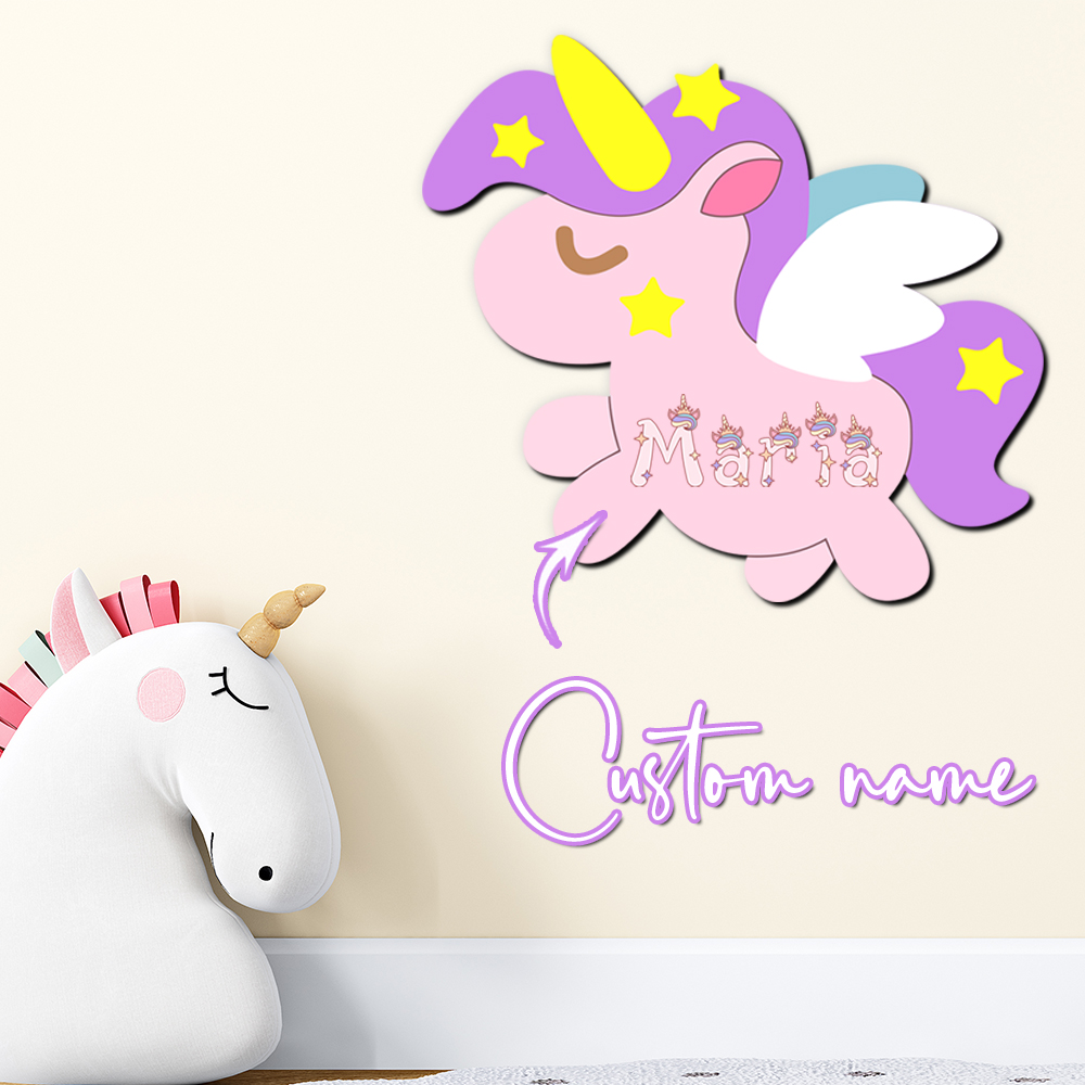 Custom Unicorn Wooden Name Sig - Wooden Letter Sign 리뷰 및 가격