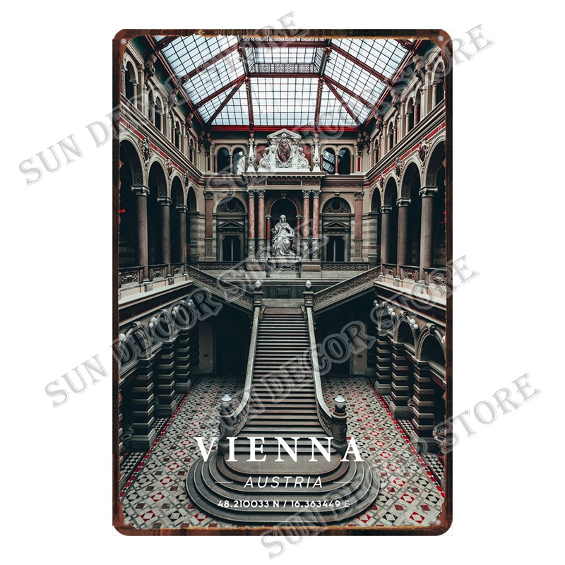 Retro Metal Sign Poster Famous - Home Decor Dubai 리뷰 및 가격