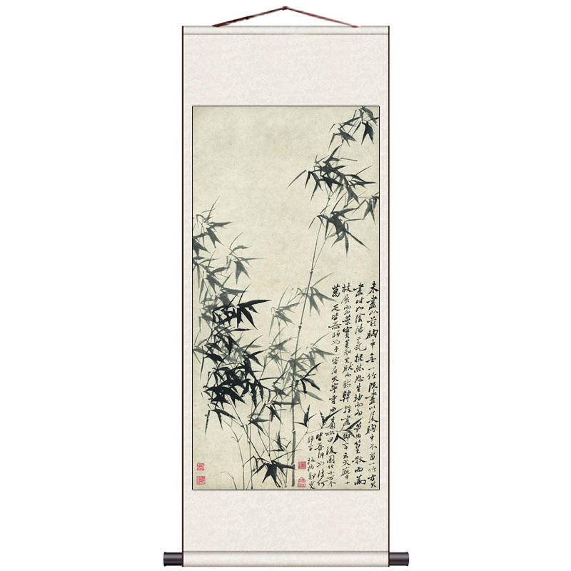 Antique Zen Ink Wash Painting  - Home Decor Zen 리뷰 및 가격