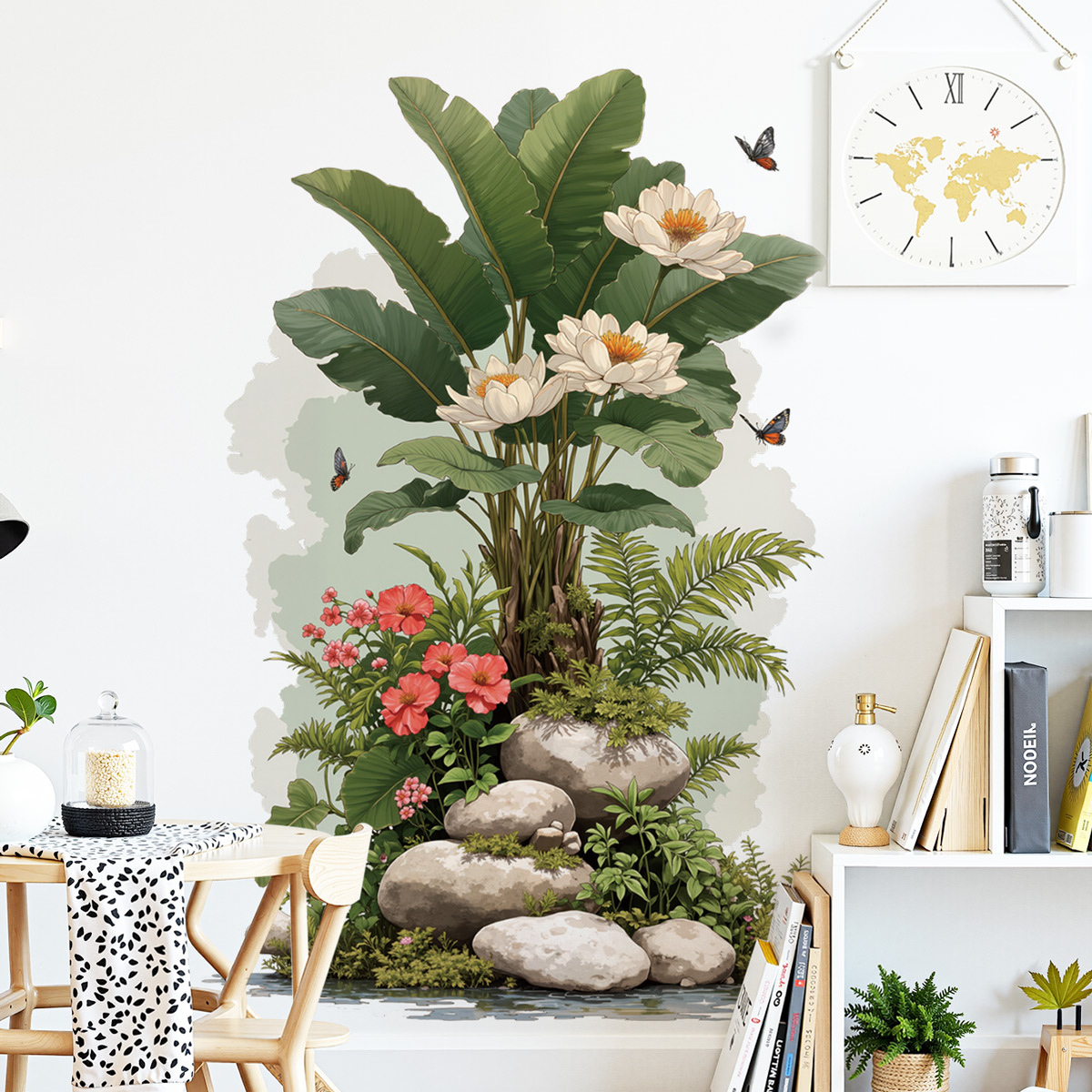 Large Size Green Plant Wall De - Home Decor Aesthetic Pinterest 리뷰 및 가격