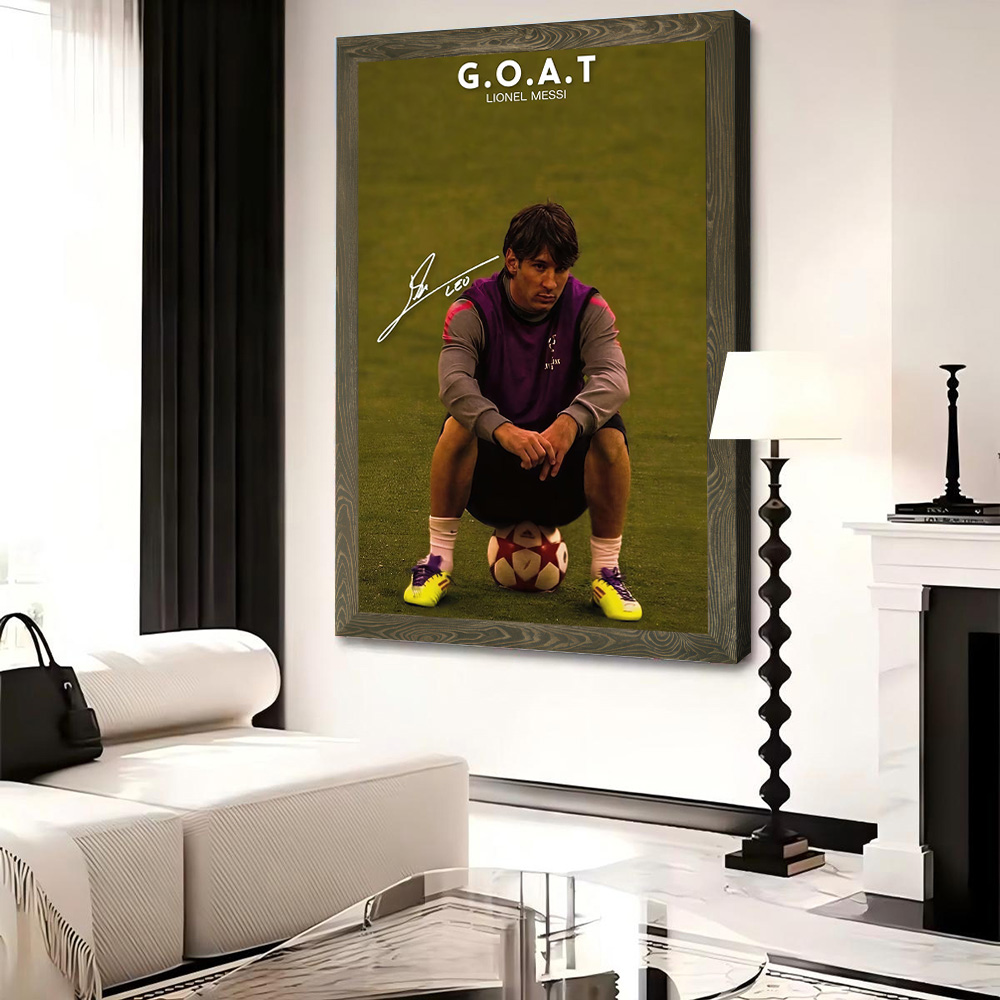 Lionel Messi Poster Canvas Wal - Home Decor Zen 리뷰 및 가격
