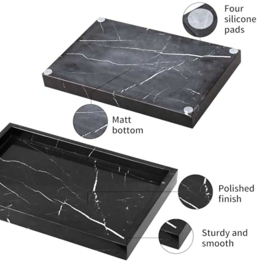 Marble Bathroom Vanity Tray, N - Home Decor Kitchen 리뷰 및 가격
