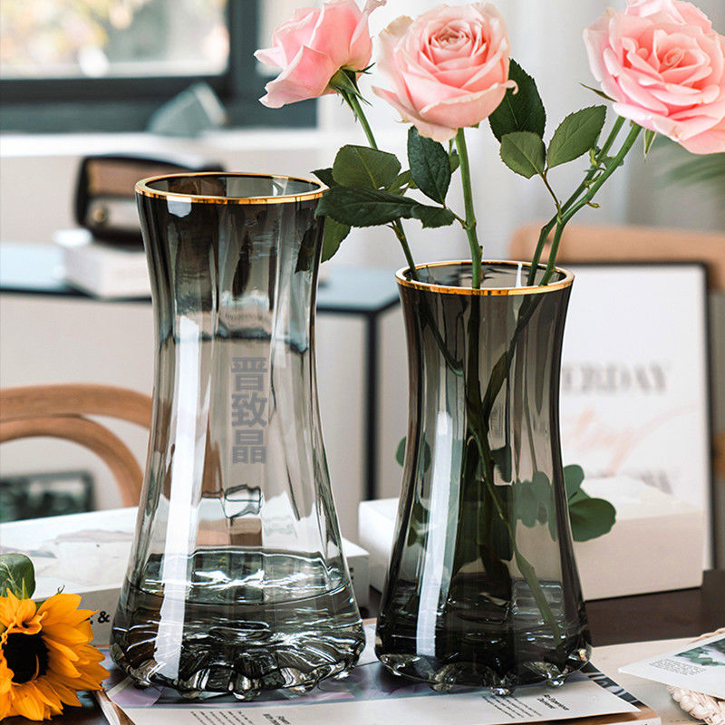Light luxury gold-painted crea - Glass Vase Nordic 리뷰 및 가격