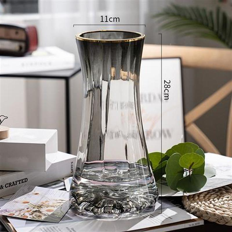 Light luxury gold-painted crea - Glass Vase Nordic 리뷰 및 가격