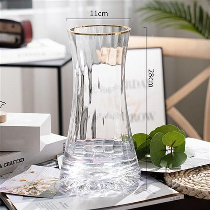 Light luxury gold-painted crea - Glass Vase Nordic 리뷰 및 가격