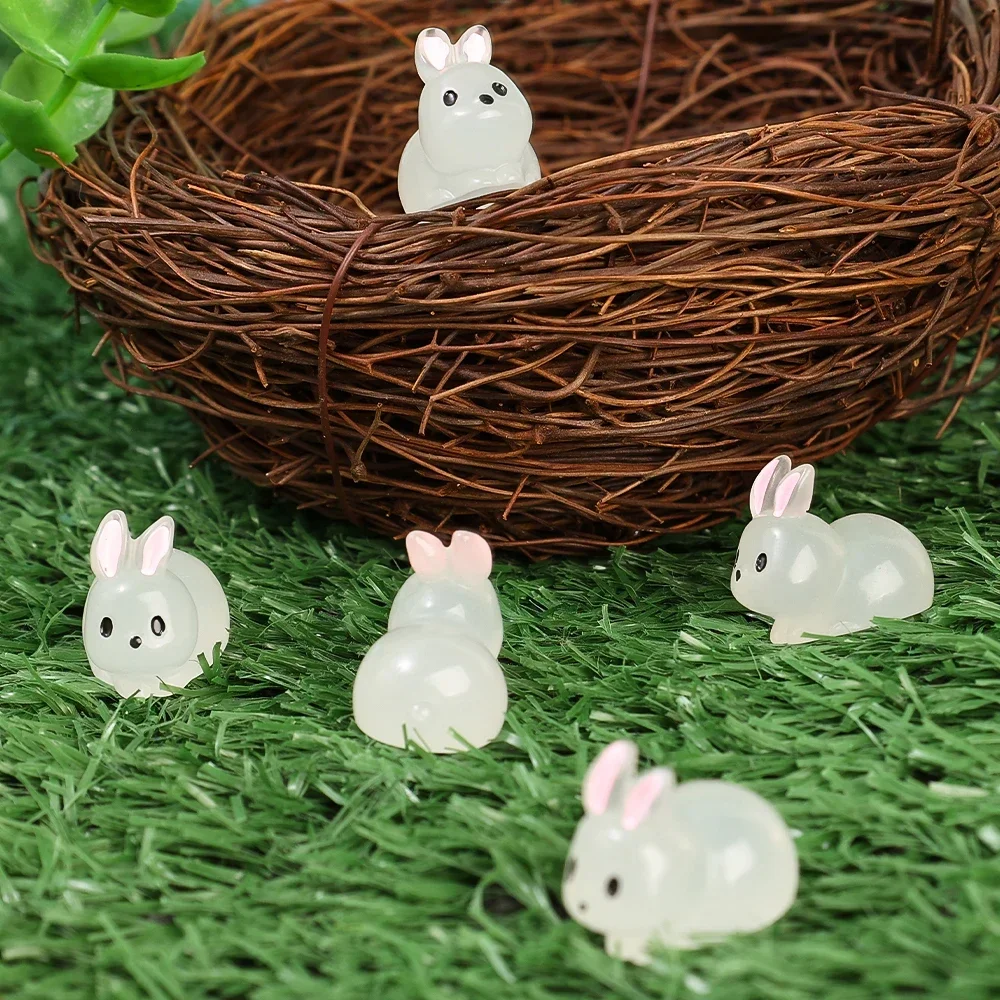 50/2Pcs Mini Glow Rabbit Ornam - Home Decor Aesthetic Pinterest 리뷰 및 가격