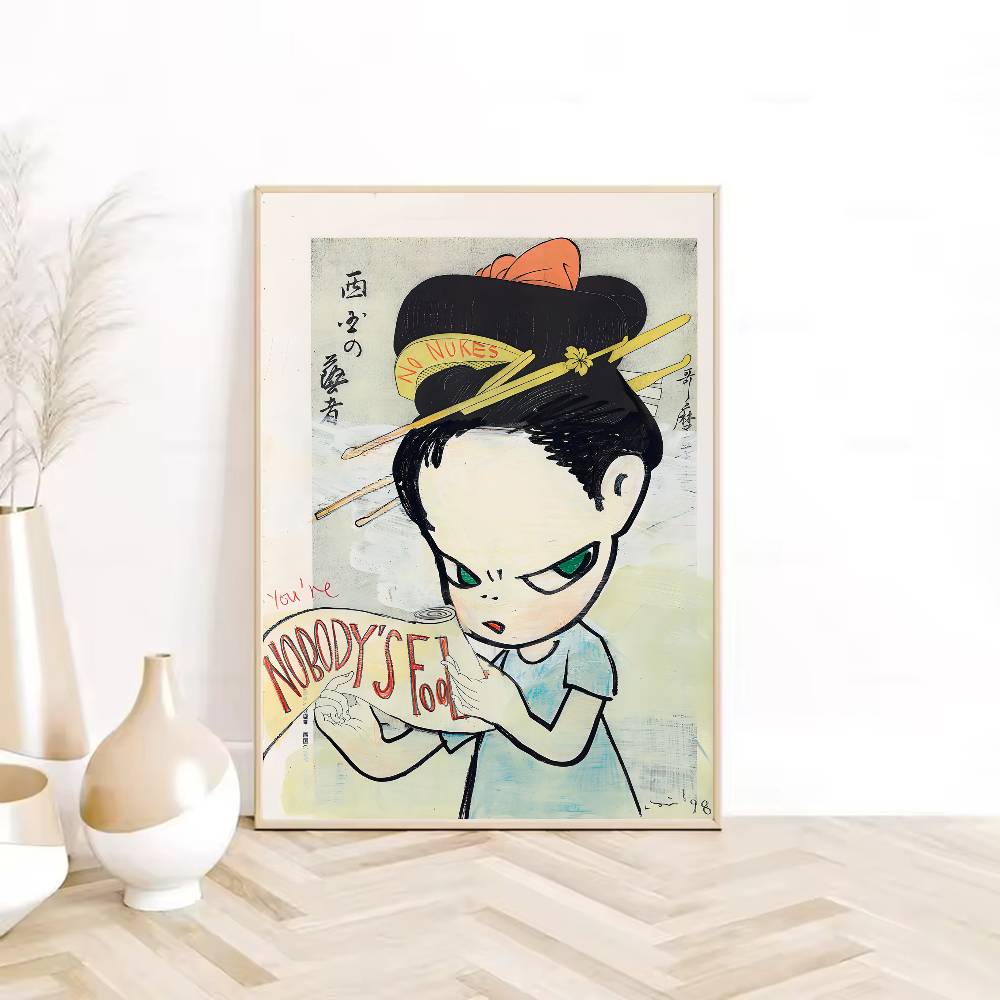 Y-Yoshitomo Nara Art Lovely me - Home Decor Aesthetic Pinterest 리뷰 및 가격