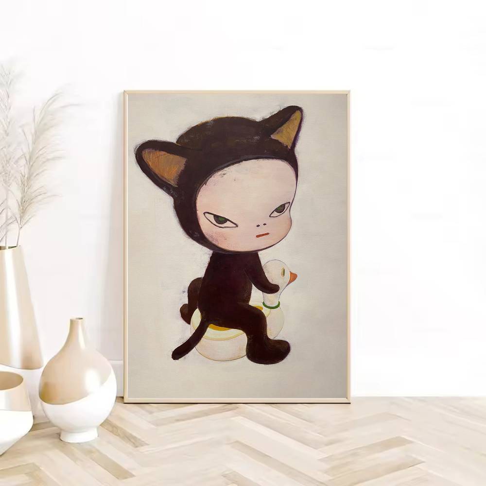 Y-Yoshitomo Nara Art Lovely me - Home Decor Aesthetic Pinterest 리뷰 및 가격