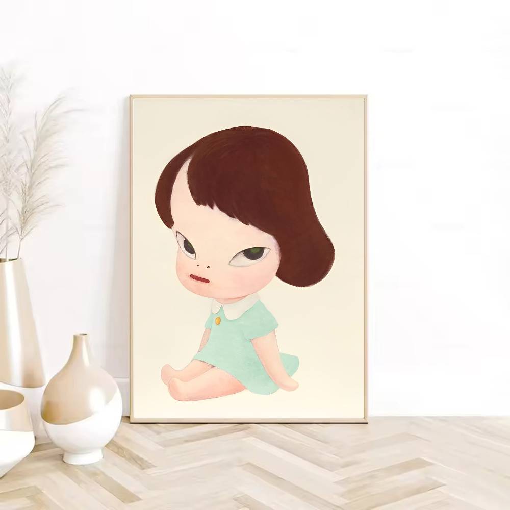 Y-Yoshitomo Nara Art Lovely me - Home Decor Aesthetic Pinterest 리뷰 및 가격