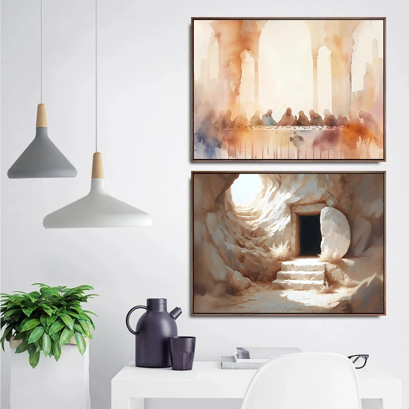 1pc frameless,Walking on Water - Home Decor Jesus 리뷰 및 가격