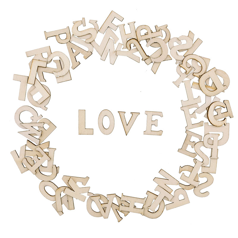 100pcs Letters Wooden Alphabet - Wooden Letter Sign 리뷰 및 가격