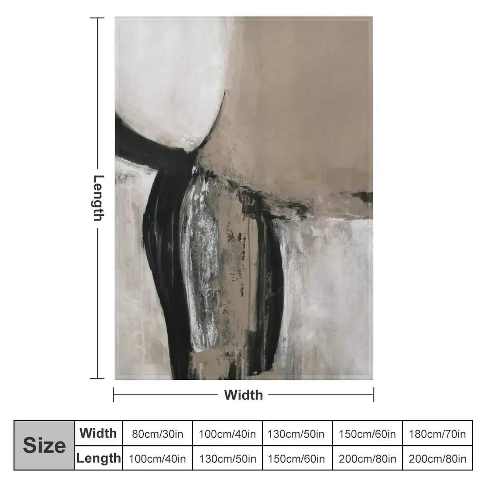 neutral abstract Throw Blanket - Neutral Throw Blanket 리뷰 및 가격