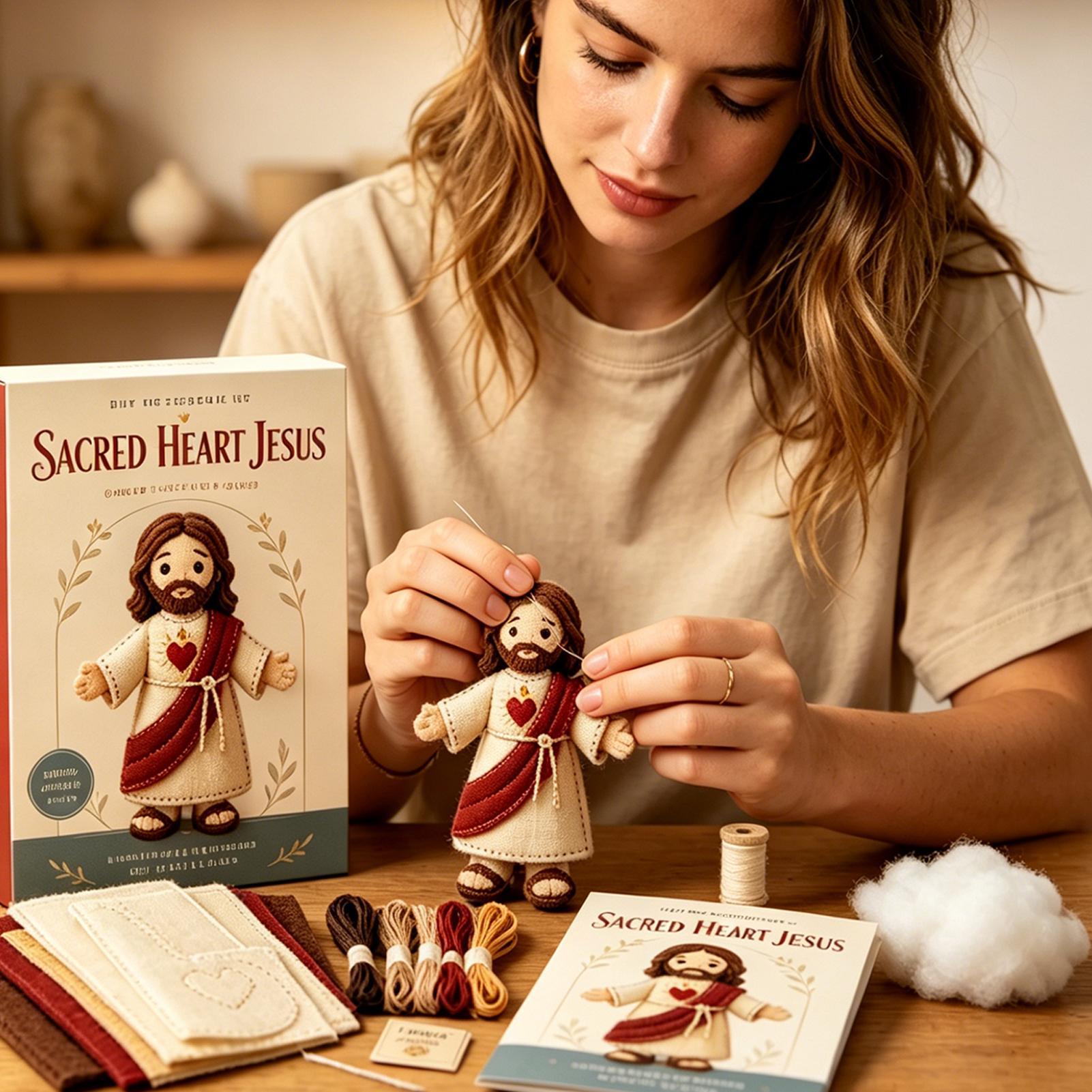 Felt Sewing Kit Virgin Mary Je - Home Decor Jesus 리뷰 및 가격