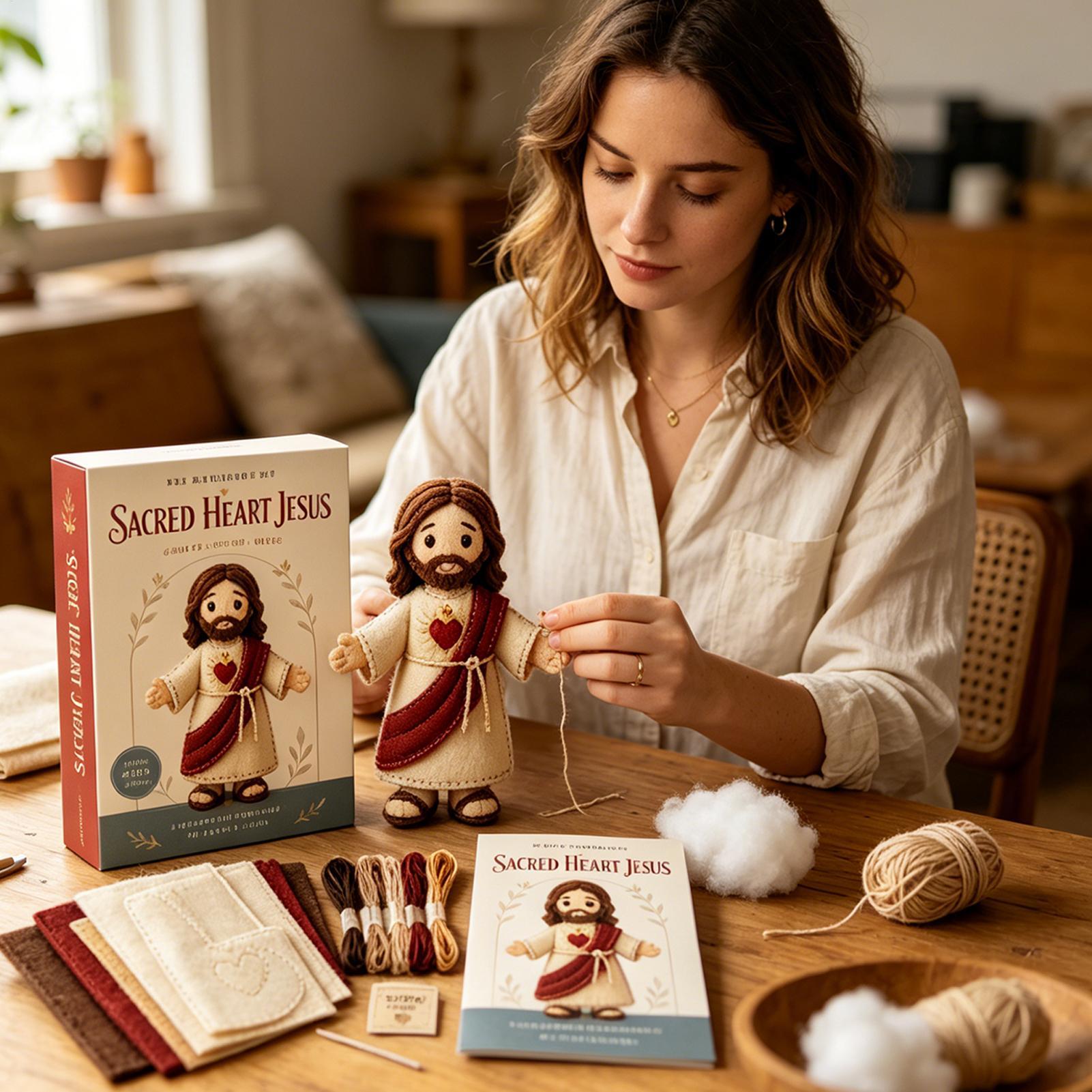 Felt Sewing Kit Virgin Mary Je - Home Decor Jesus 리뷰 및 가격