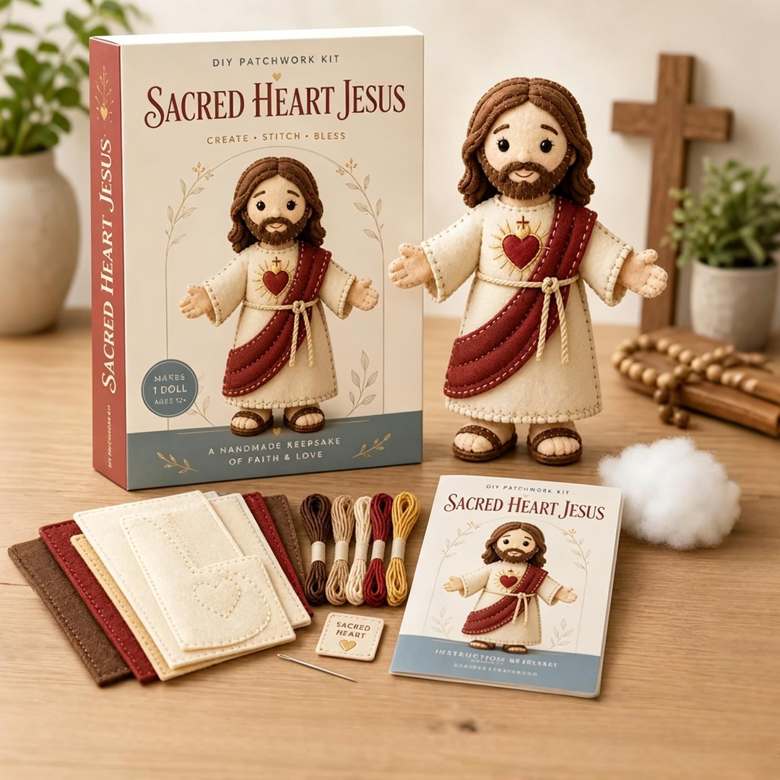 Felt Sewing Kit Virgin Mary Je - Home Decor Jesus 리뷰 및 가격