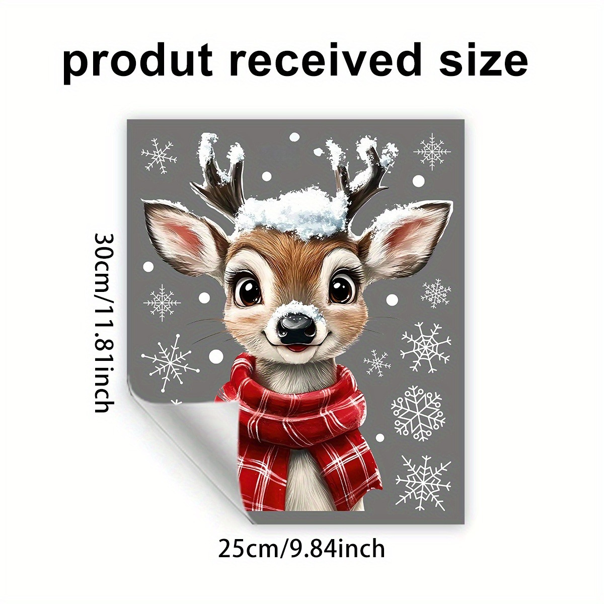 1pc Christmas Scarf Snowflake  - Home Decor Window Blinds 리뷰 및 가격
