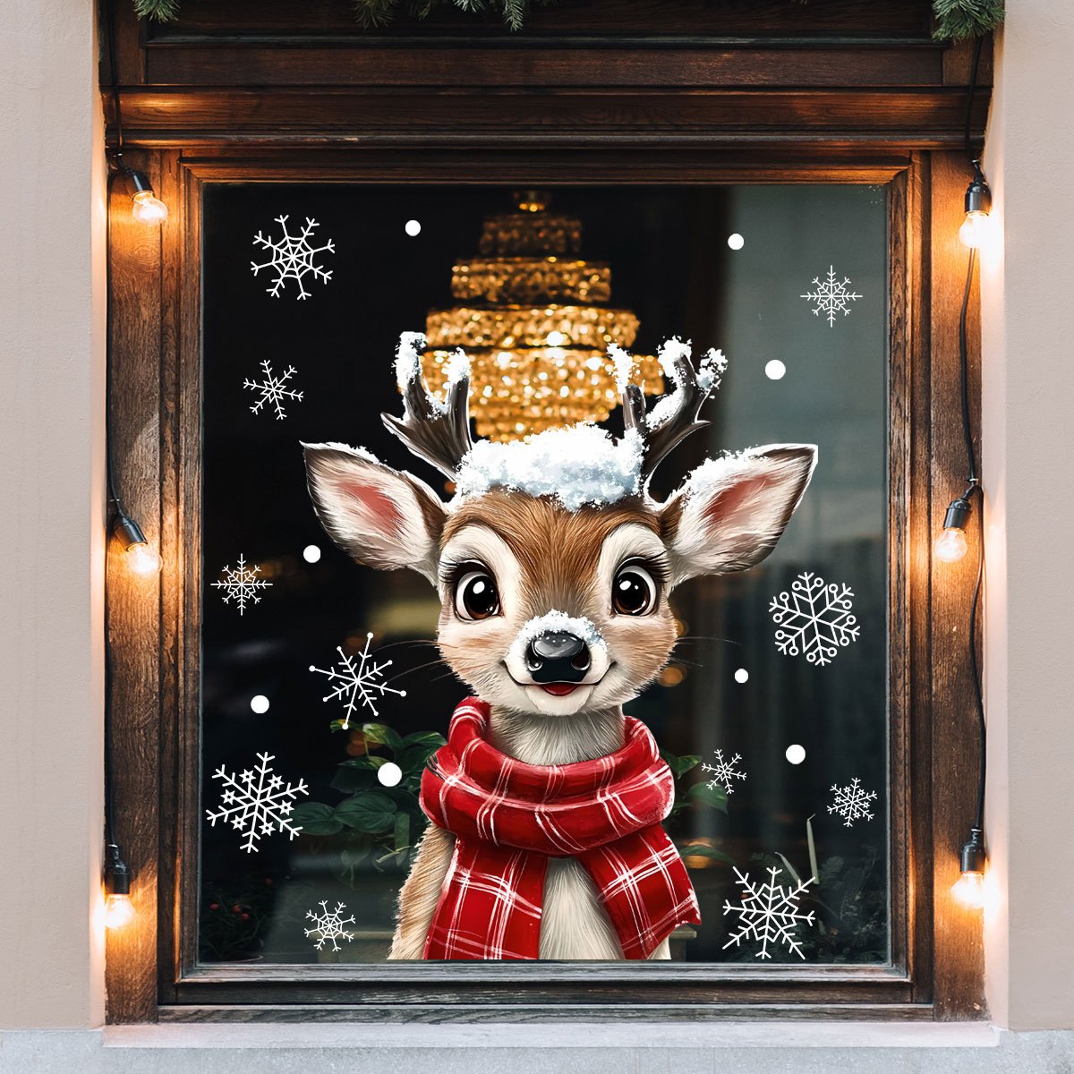1pc Christmas Scarf Snowflake  - Home Decor Window Blinds 리뷰 및 가격
