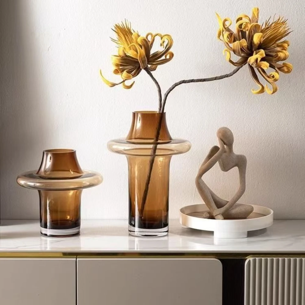 Modern Simple Glass Flower Vas - Glass Vase Nordic 리뷰 및 가격