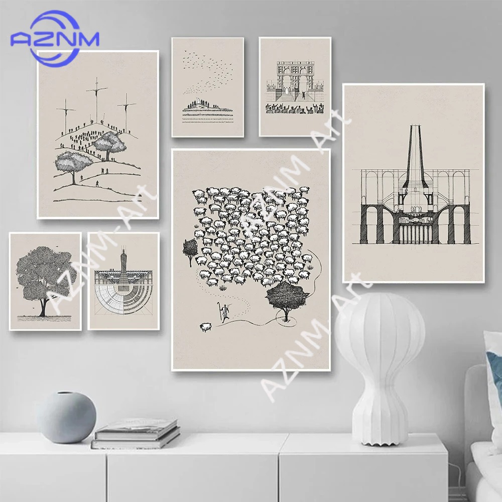 Jesus Leaves The 99 Shepherd C - Home Decor Jesus 리뷰 및 가격