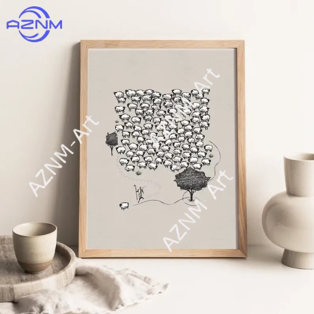 Jesus Leaves The 99 Shepherd C - Home Decor Jesus 리뷰 및 가격
