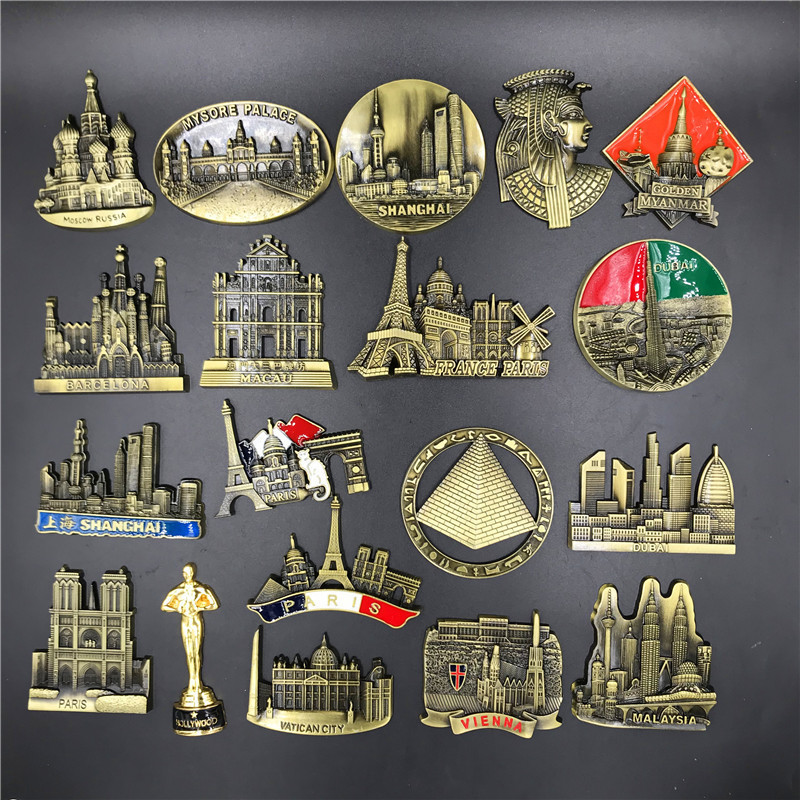 France Paris Metal 3D Cute Mag - Home Decor Dubai 리뷰 및 가격
