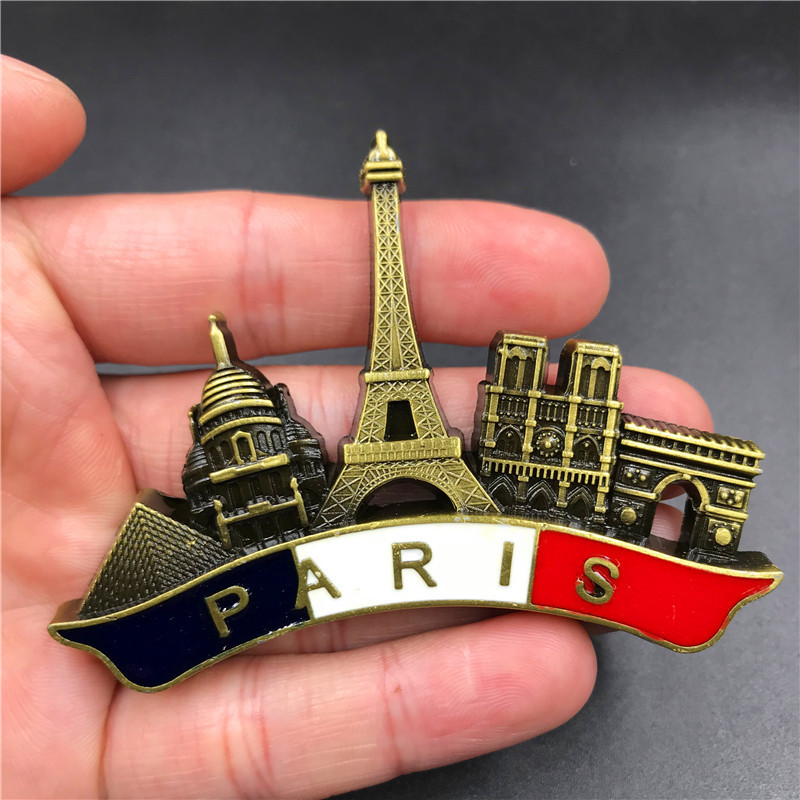 France Paris Metal 3D Cute Mag - Home Decor Dubai 리뷰 및 가격