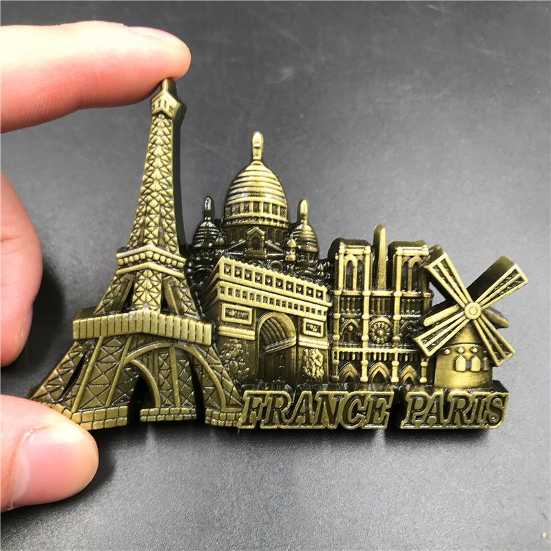 France Paris Metal 3D Cute Mag - Home Decor Dubai 리뷰 및 가격