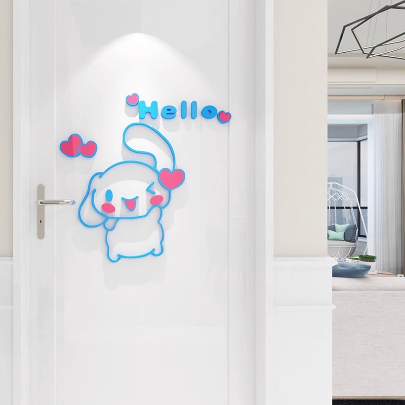 Sanrio Cinnamoroll 3D Acrylic  - Home Decor Kitchen 리뷰 및 가격