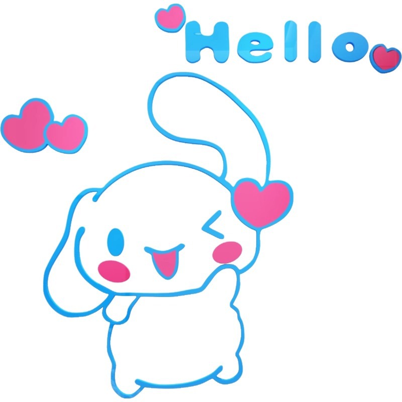 Sanrio Cinnamoroll 3D Acrylic  - Home Decor Kitchen 리뷰 및 가격