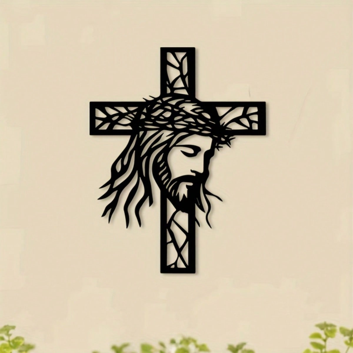 Iron Jesus Cross Wall Art - Me - Home Decor Jesus 리뷰 및 가격