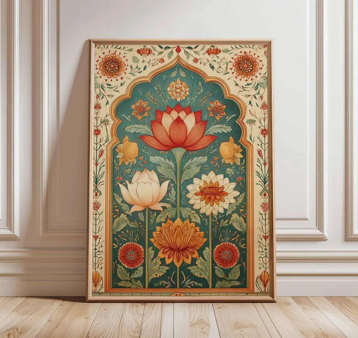 Lotus Flower Wall Art Poster,  - Home Decor Zen 리뷰 및 가격