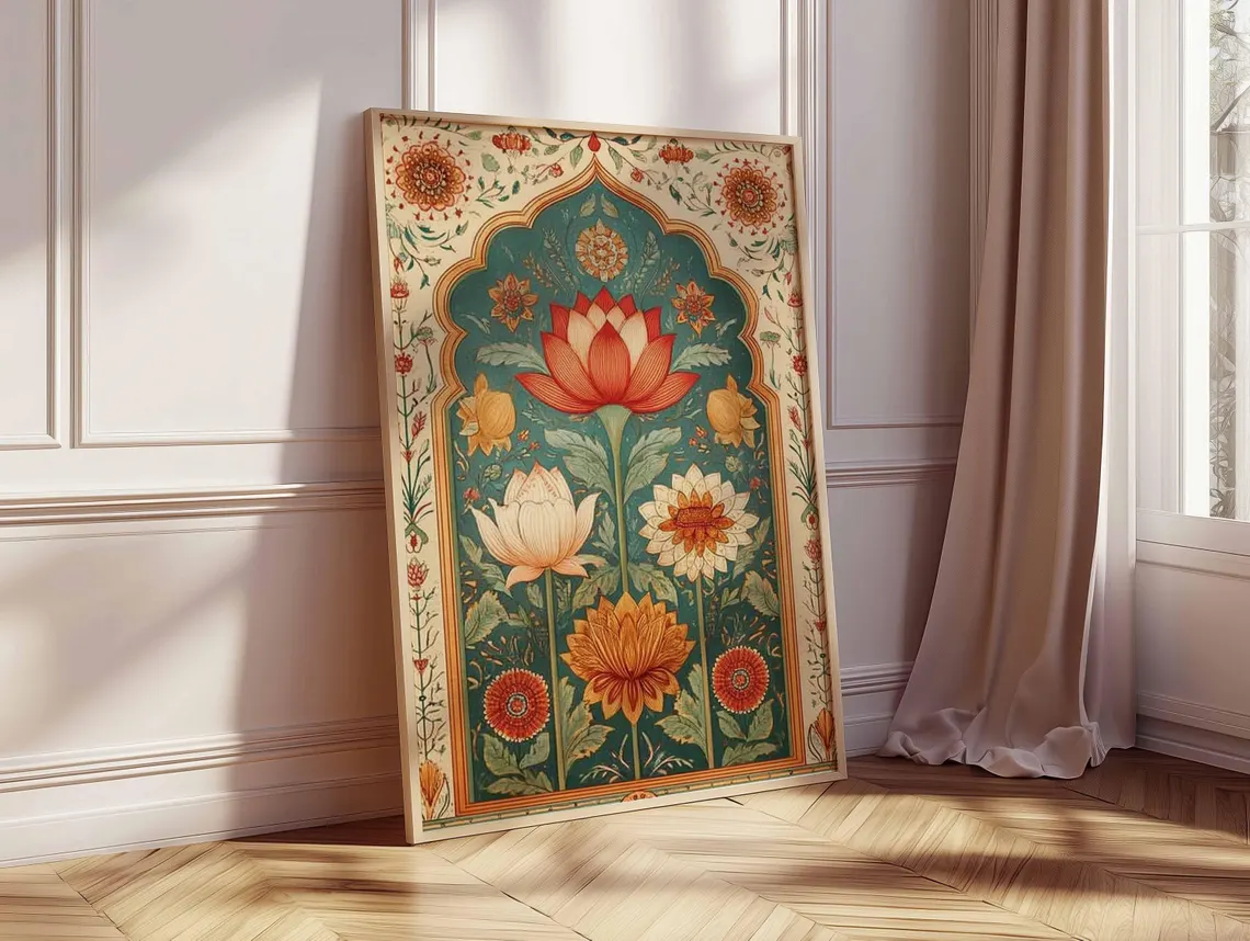 Lotus Flower Wall Art Poster,  - Home Decor Zen 리뷰 및 가격