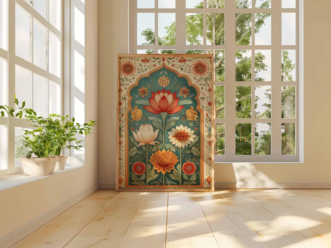 Lotus Flower Wall Art Poster,  - Home Decor Zen 리뷰 및 가격