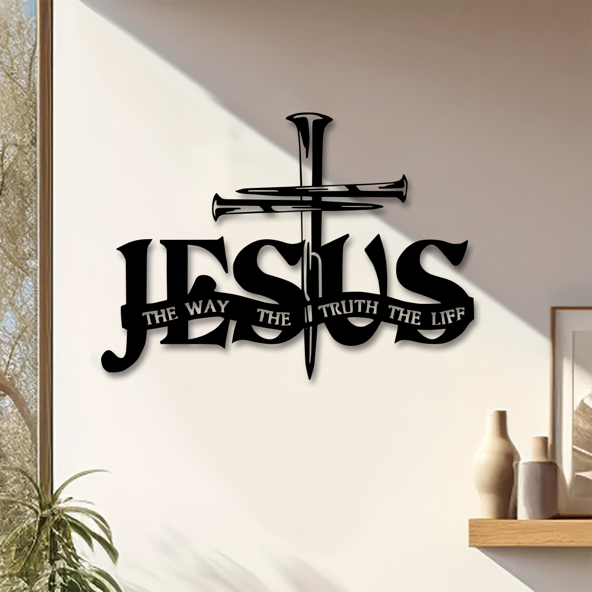 Jesus Metal Wall Decor - Elega - Home Decor Jesus 리뷰 및 가격
