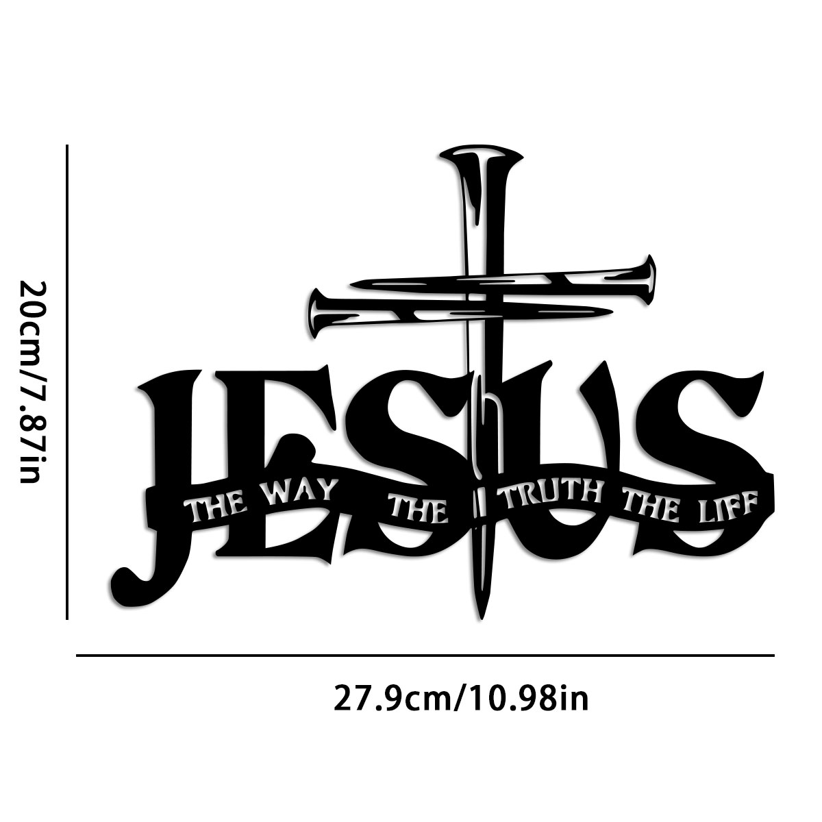 Jesus Metal Wall Decor - Elega - Home Decor Jesus 리뷰 및 가격