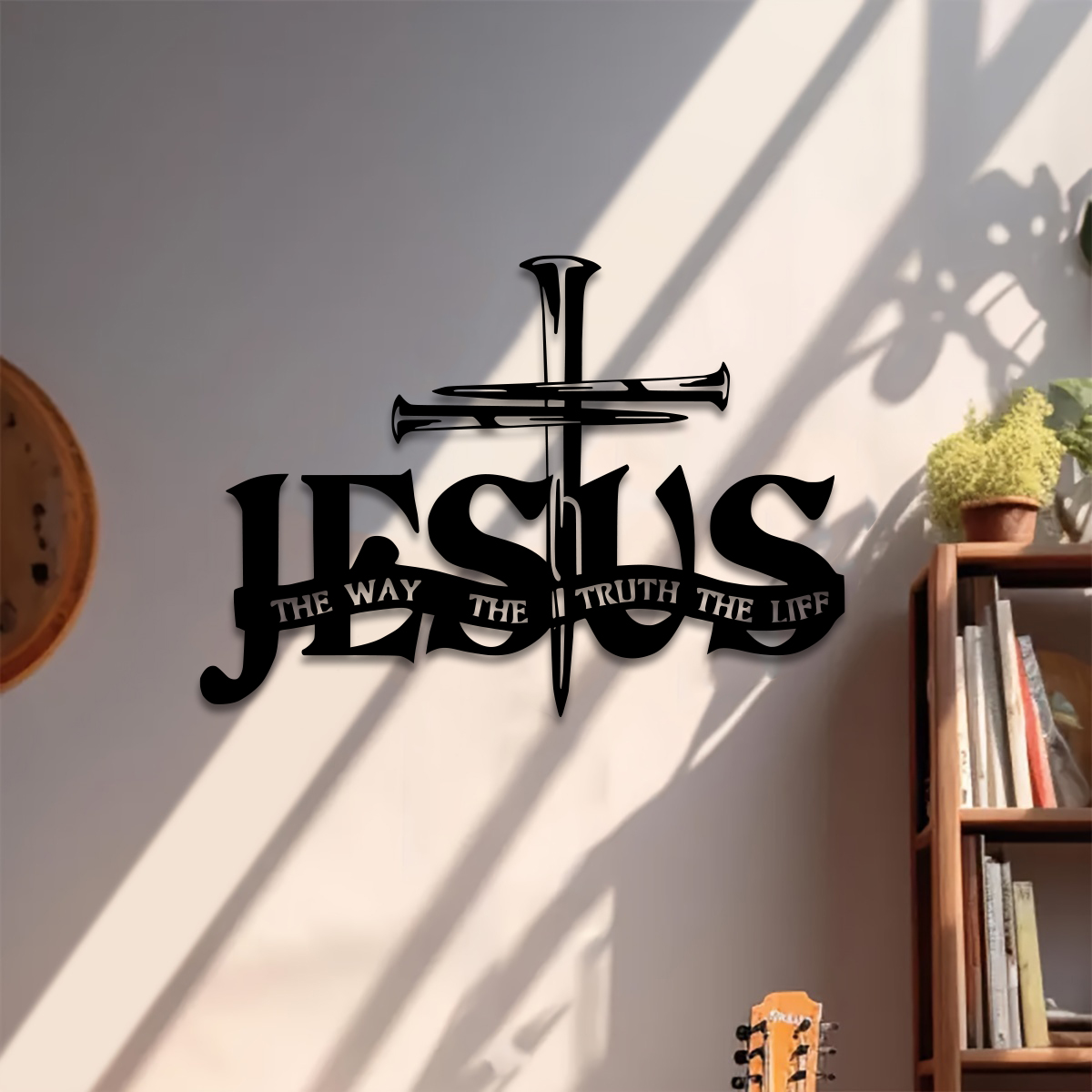 Jesus Metal Wall Decor - Elega - Home Decor Jesus 리뷰 및 가격