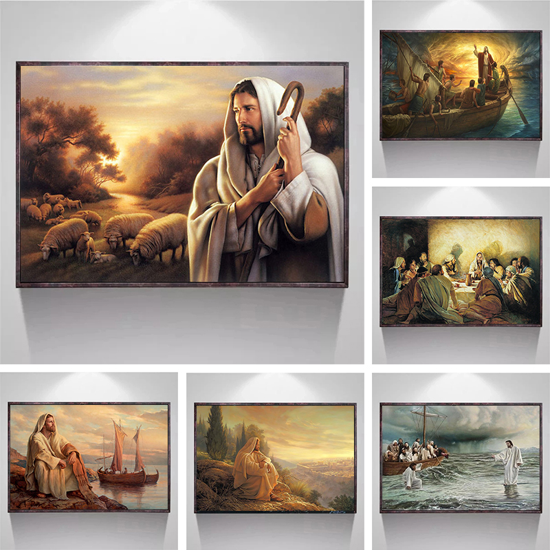 Christian God Jesus The Shephe - Home Decor Jesus 리뷰 및 가격