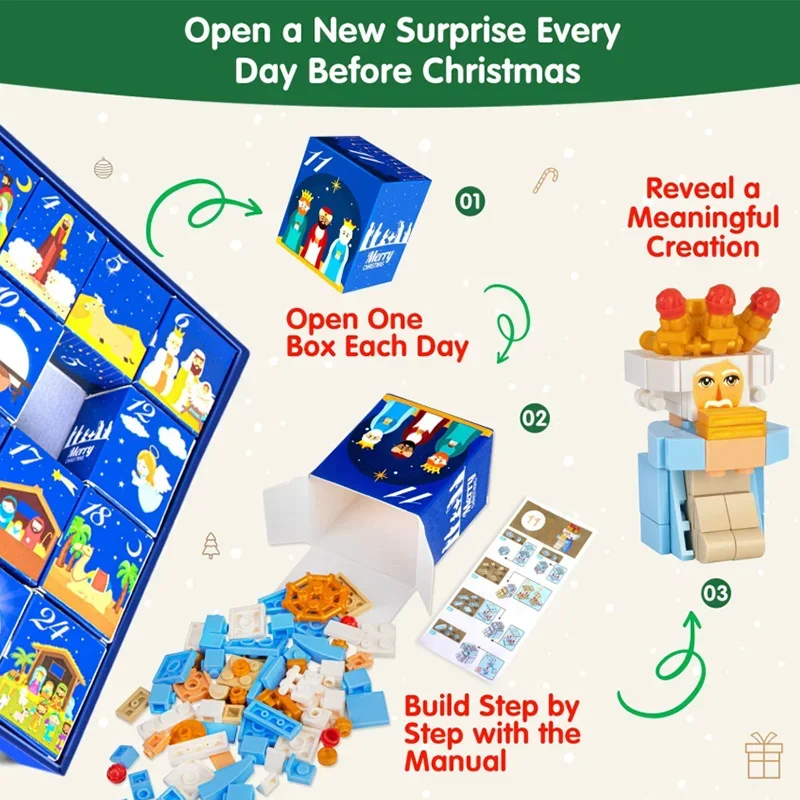 DIY Christmas Advent Calendar  - Home Decor Jesus 리뷰 및 가격