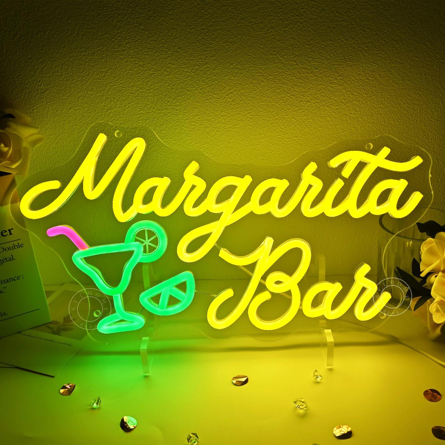 Margarita Bar Neon Sign Dimmab - Home Decor Kitchen 리뷰 및 가격