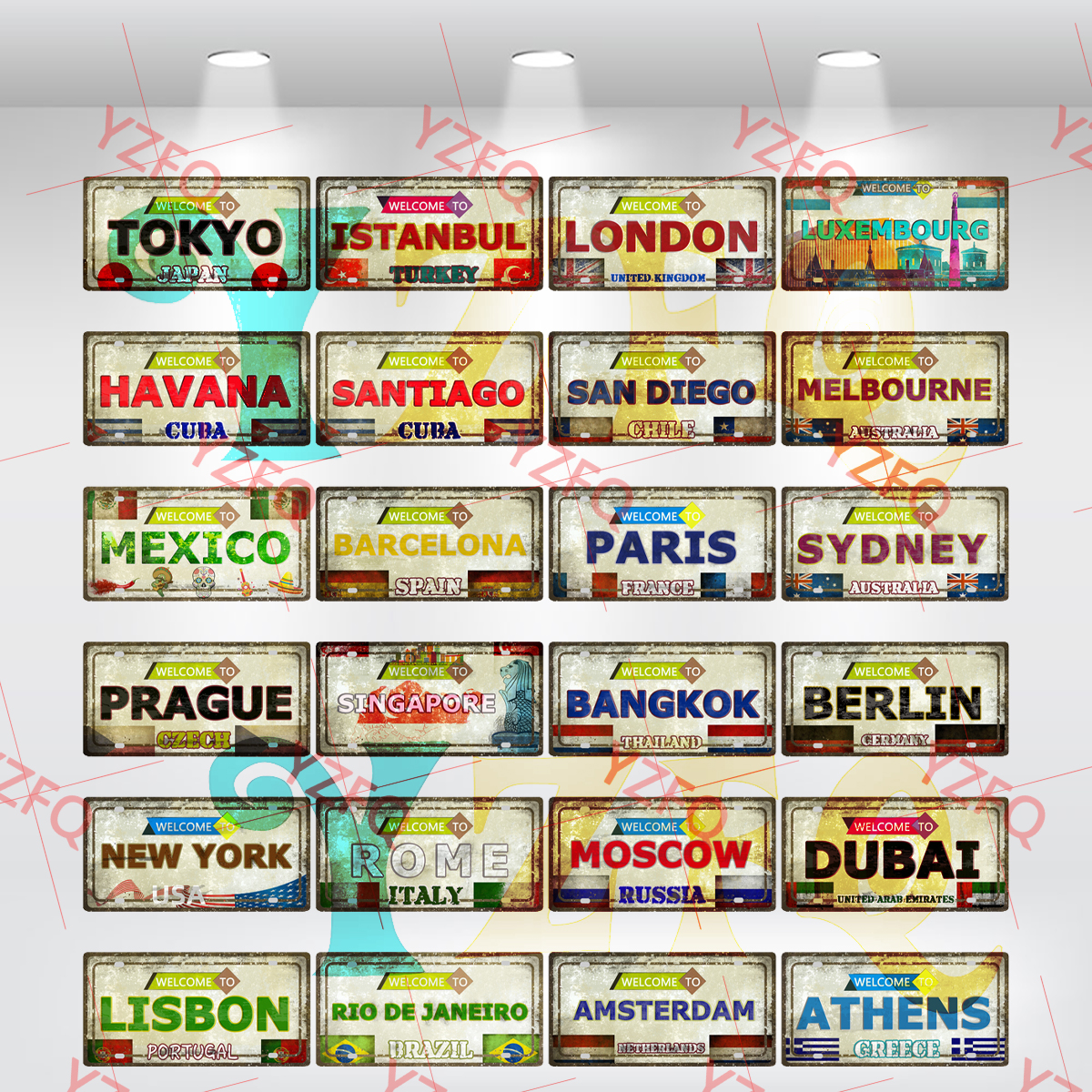 【YZFQ 】Mexico Amsterdam Havana - Home Decor Dubai 리뷰 및 가격