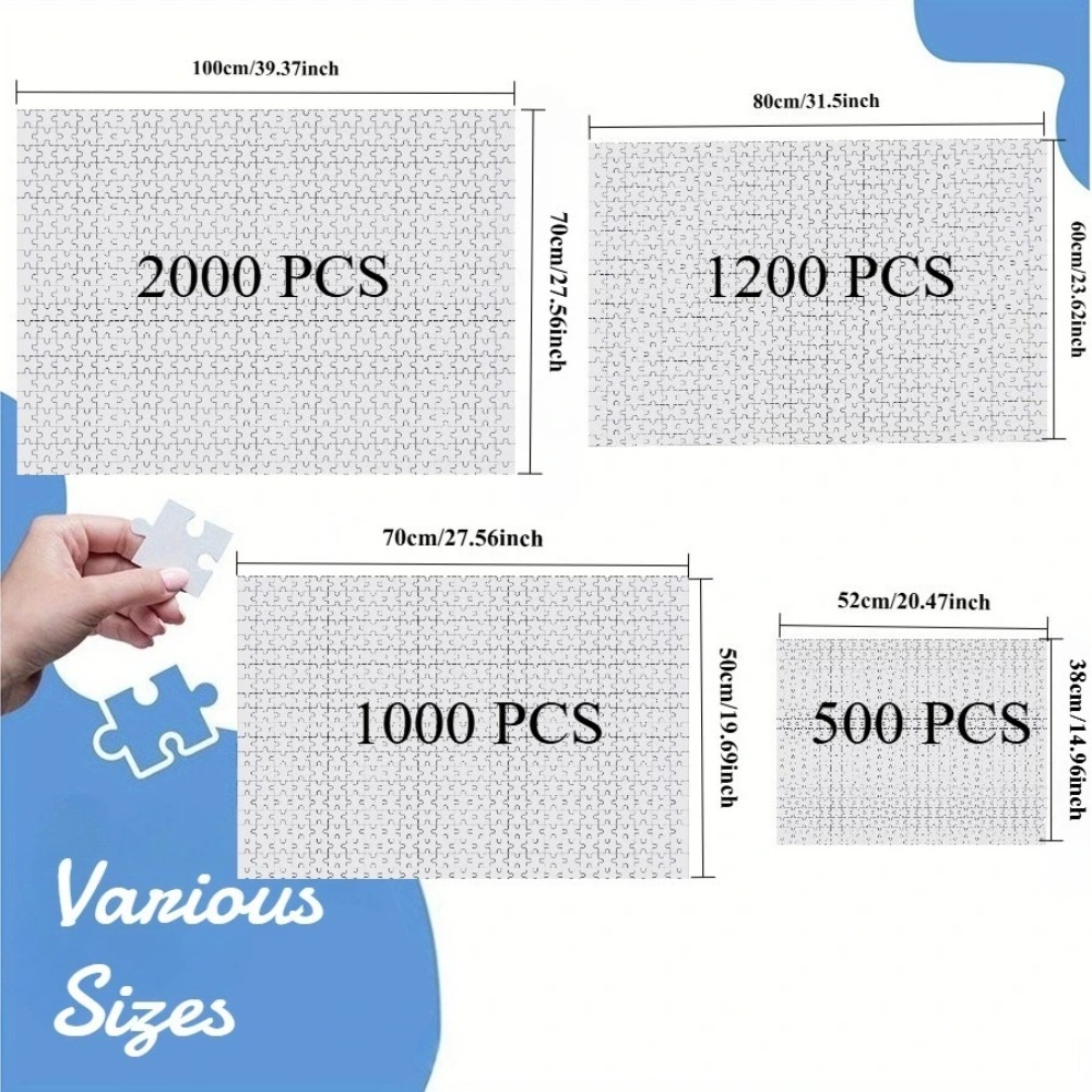 500/1000/1200/2000PCS Puzzles  - Home Decor Dubai 리뷰 및 가격