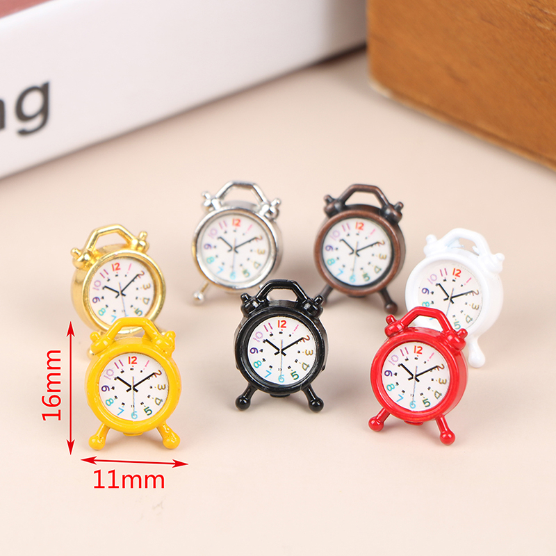 1PC 1:12 Scale Alarm Clock Dol - Home Decor Kitchen 리뷰 및 가격