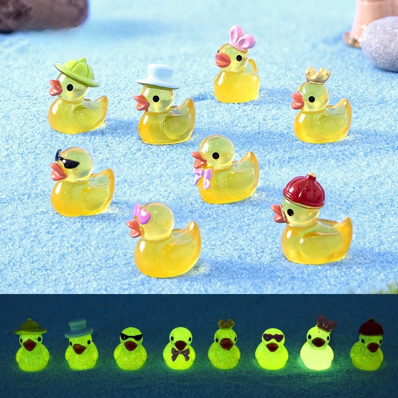 10/20/50pcs Luminous Mini Duck - Home Decor Aesthetic Pinterest 리뷰 및 가격